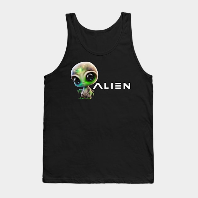 cute baby alien Tank Top by chelemcfarl